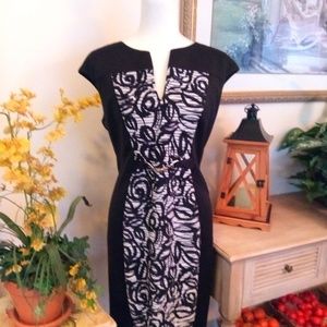 Black and white dress